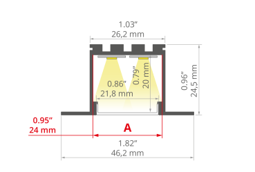 LED Einbauleuchte LARKO
